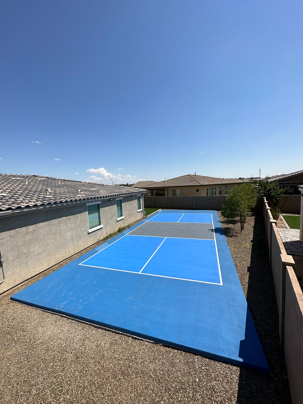 We design and install Pickleball courts throughout Arizona.